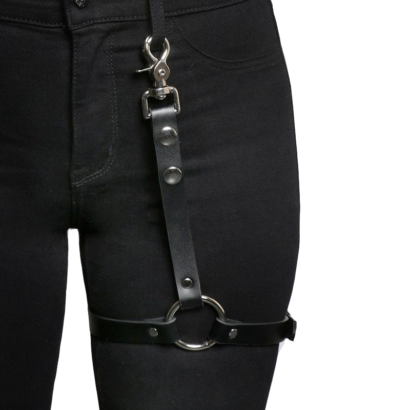 Thigh High Leg Harness Suspender - Gabrielle Jones Fashion Thigh High Leg Harness Suspender - Gabrielle Jones Fashion