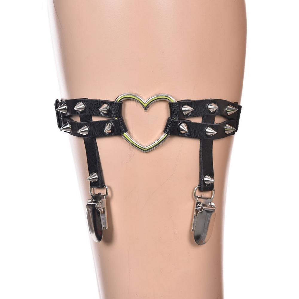 Heart Garter Belt - Gabrielle Jones Fashion Heart Garter Belt - Gabrielle Jones Fashion