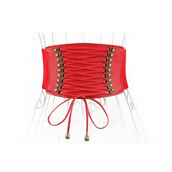 Elastic Tassel Wide Belts