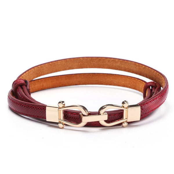 Hasp Woman Leather Belt
