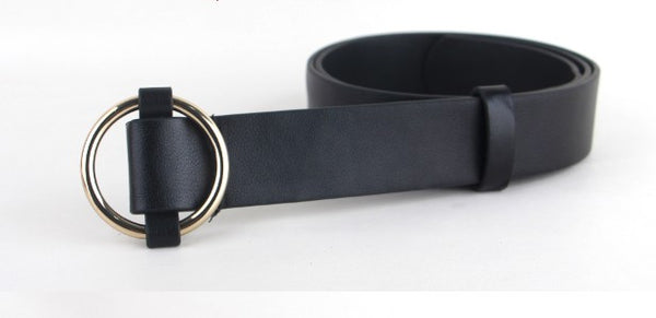 Gold Round Buckle Belts