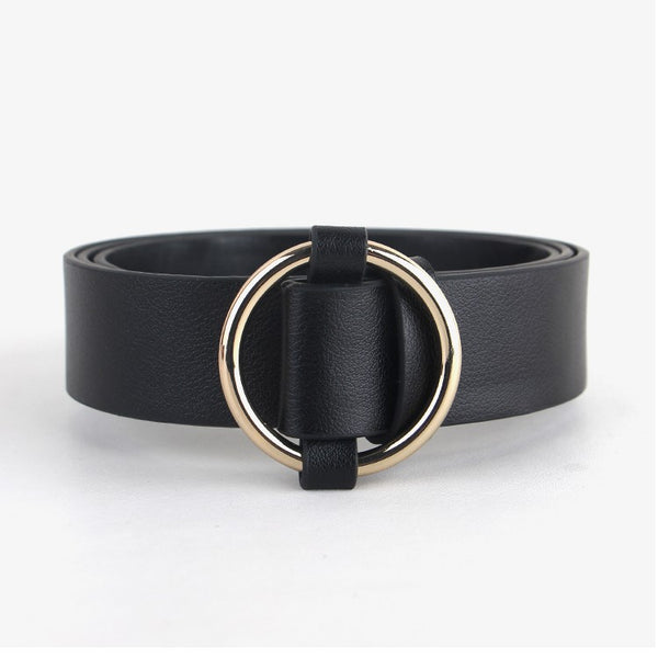 Gold Round Buckle Belts