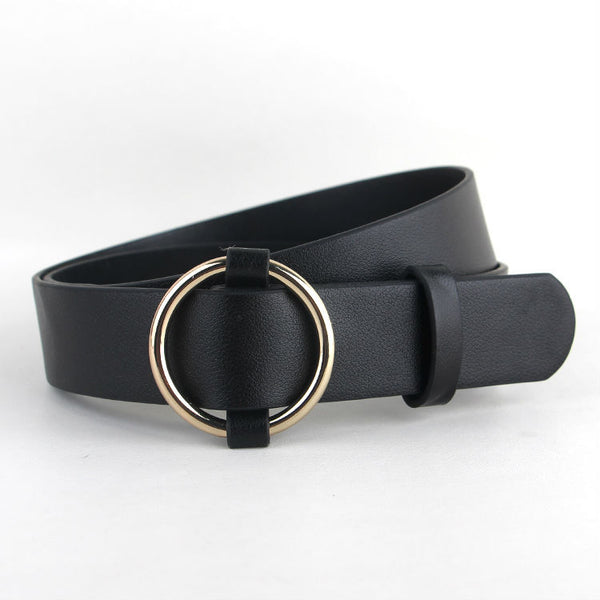 Gold Round Buckle Belts