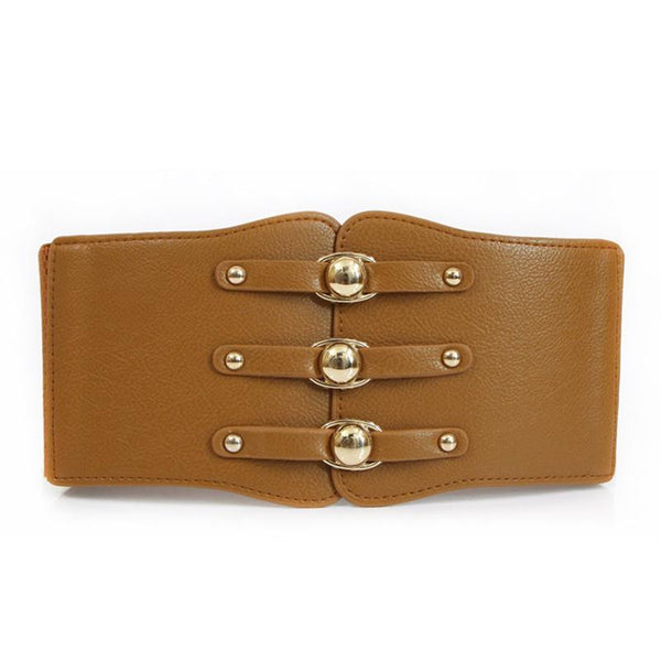 Western Elastic Leather Belts