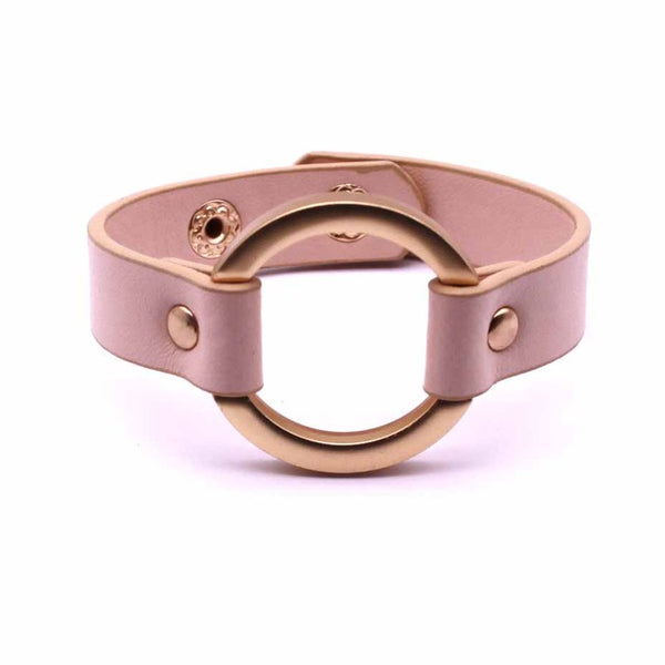 All-Match Wide Leather Bracelet