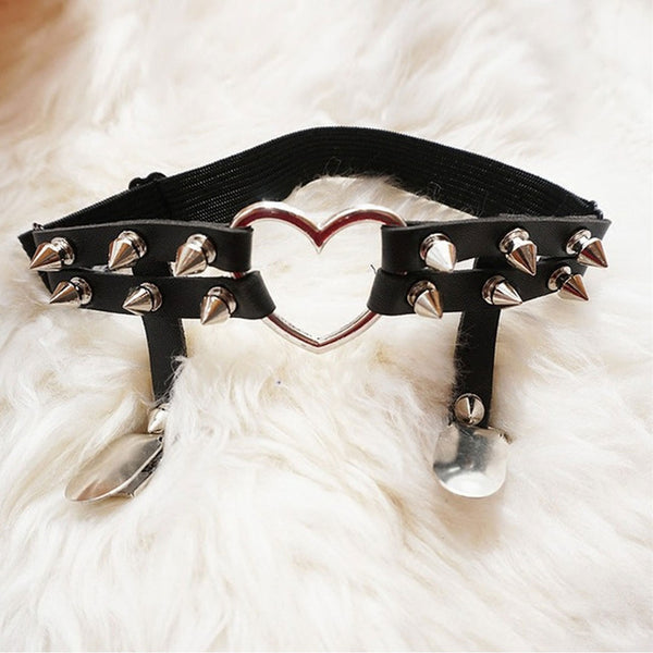 Charming Rock Garter Belt