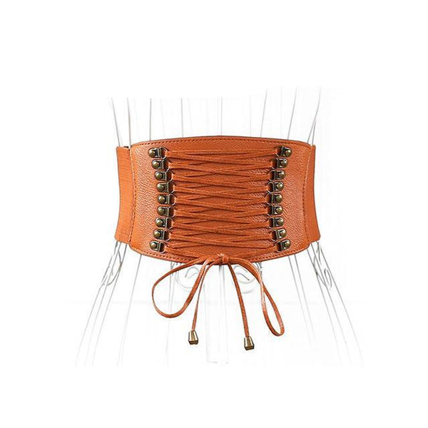 Elastic Tassel Wide Belts