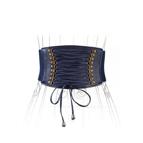 Elastic Tassel Wide Belts