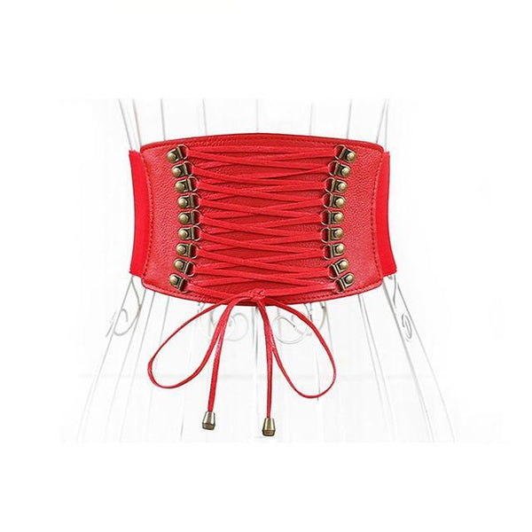 Elastic Tassel Wide Belts