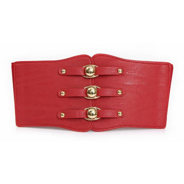 Western Elastic Leather Belts