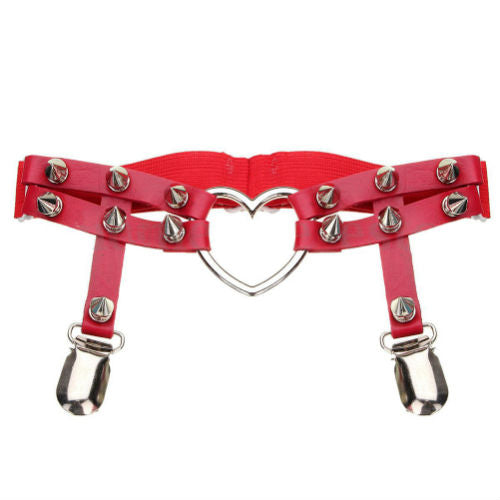 Heart Garter Belt - Gabrielle Jones Fashion Heart Garter Belt - Gabrielle Jones Fashion