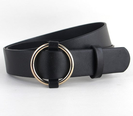 Gold Round Buckle Belts