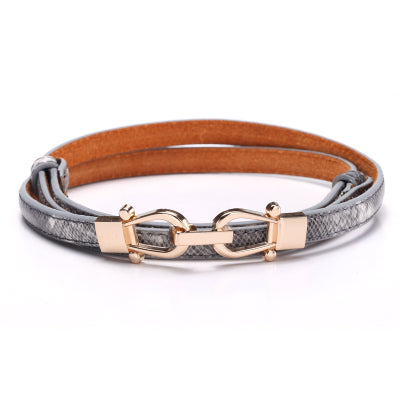 Hasp Woman Leather Belt